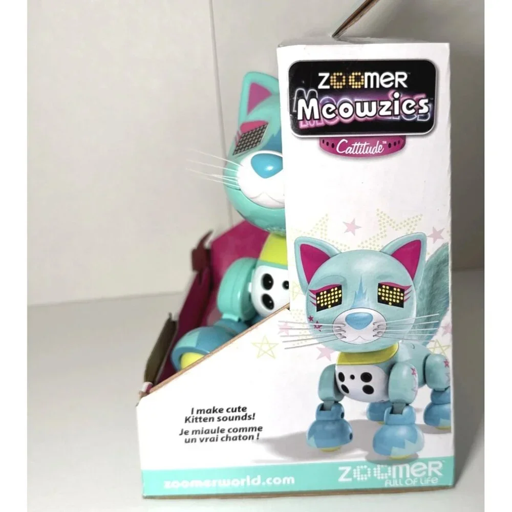 Spin Master Zoomer Meowzies Lux Interactive‎ Kitten Games NIB Secret Trick